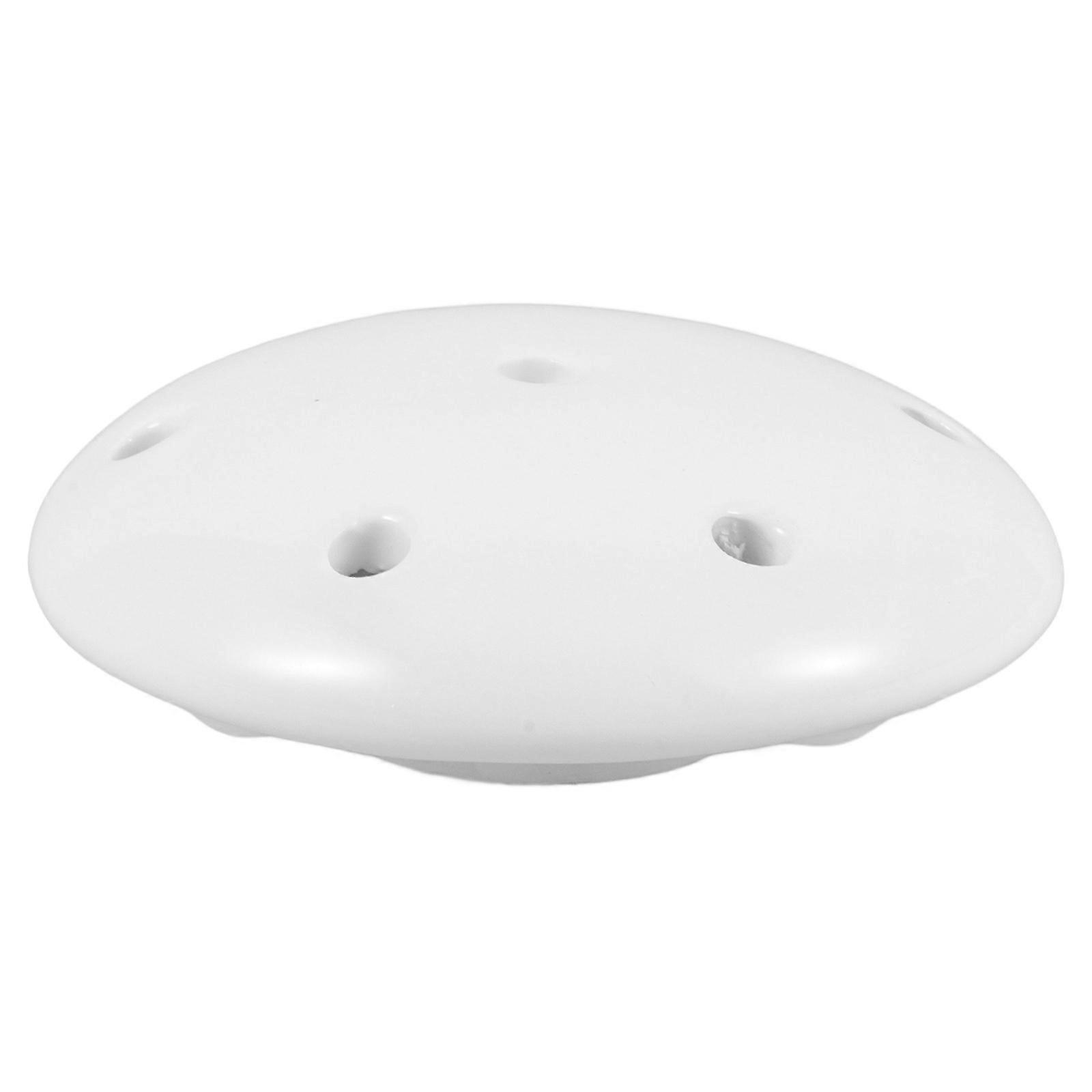 Ceramic Urinal Drain Stopper for Odor Control White Bathroom Use