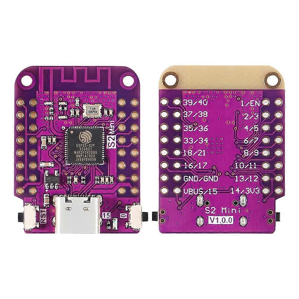 3 PCS ESP-S2 Mini V1.0.0 Carte De Développement 4MB Flash 2MB PSRAM WiFi - Compatible Arduino 3 PCS ESP-S2 Mini V1.0.0 Carte De Développement 4MB Flash 2MB PSRAM WiFi - Compatible Arduino