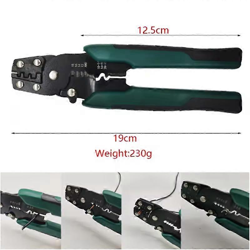 Multi-function Mini Electric Terminal Crimping Pliers With Wire Stripping Cutting Hand Crimping Tool Multiple Connector Kits