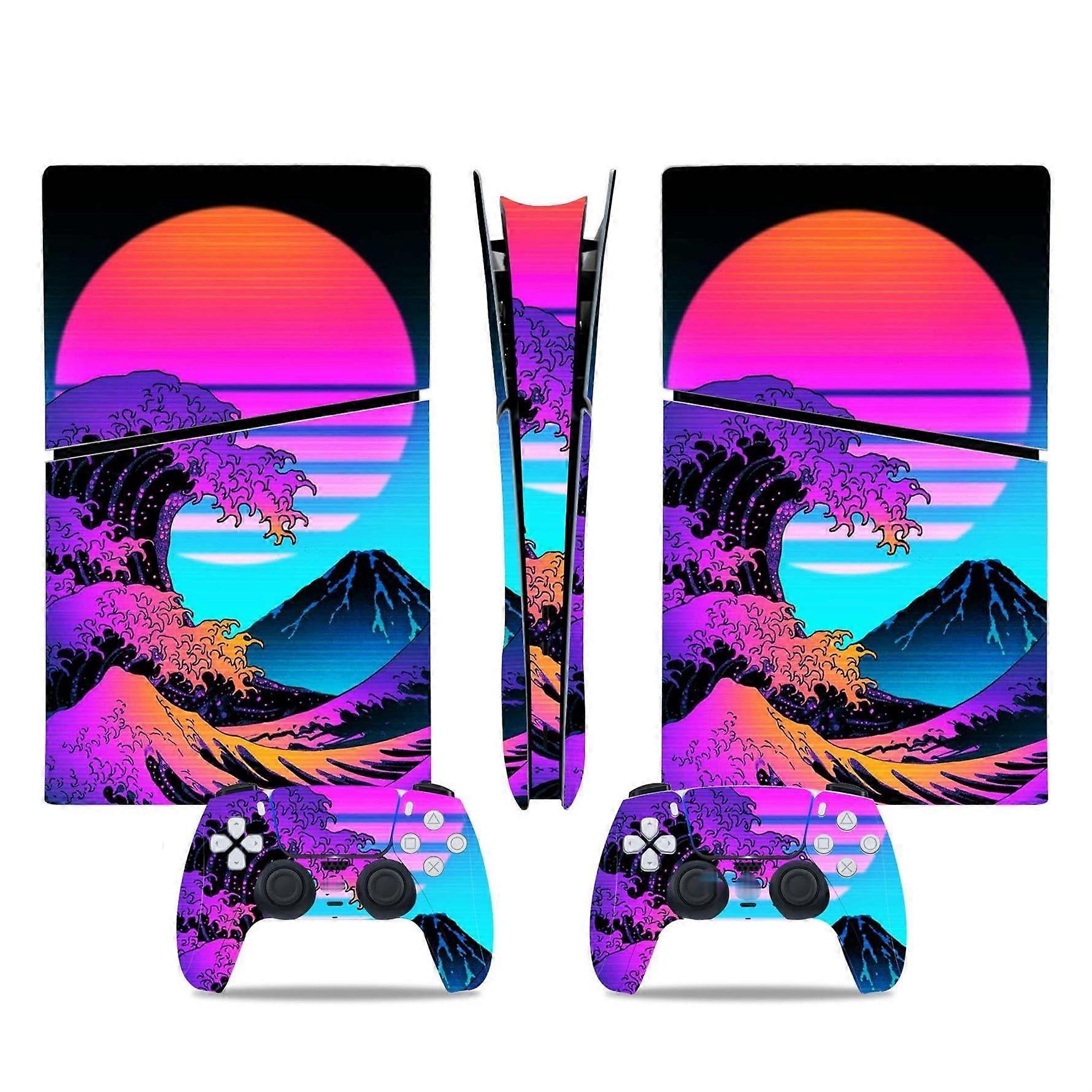 Bubble  For PS5 Slim Disc Edition And Digital Edition Console Controller Vinyl Wraps Scratch Resistant 82020