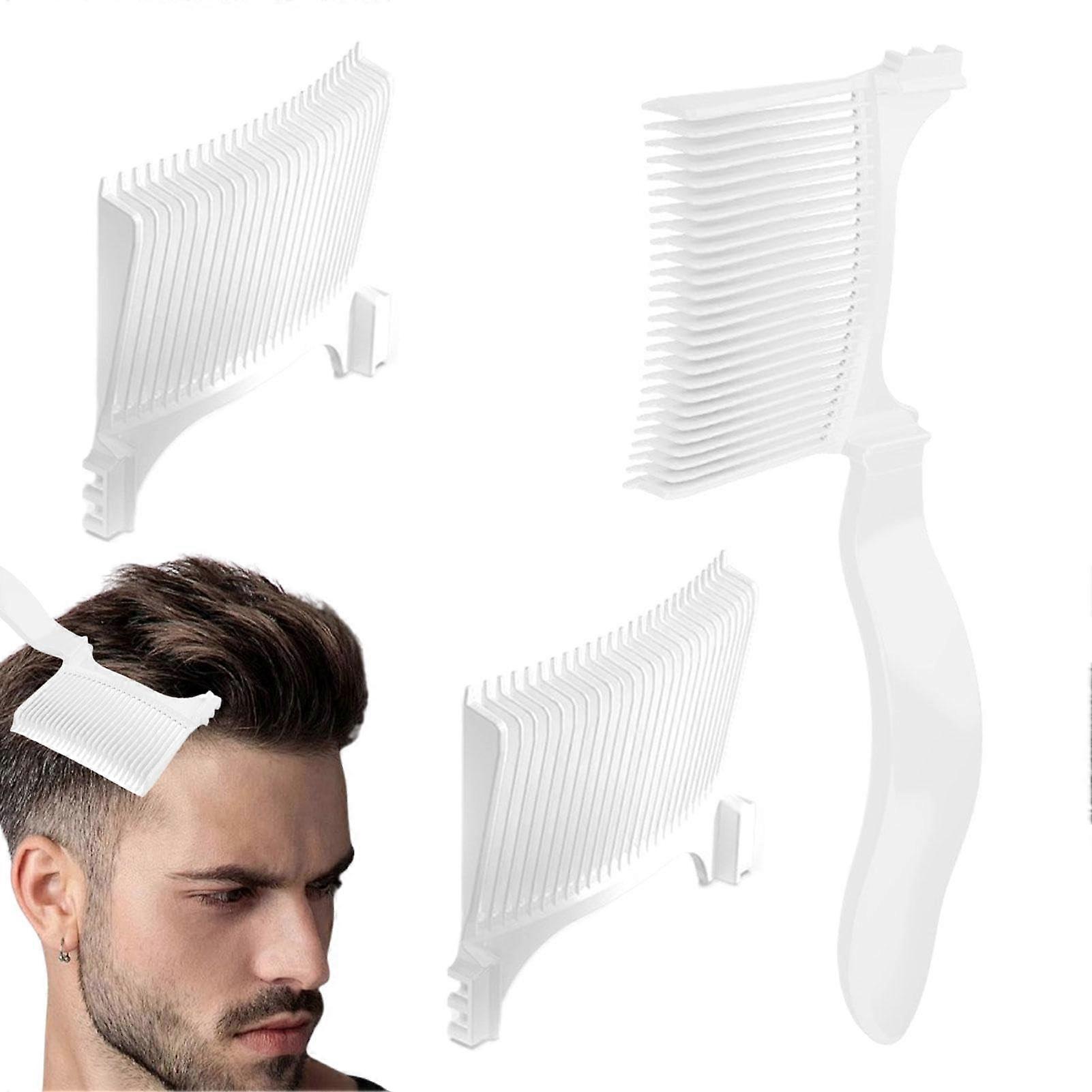 Barber Comb for Men with Ergonomic Curved Design, Precision Gradient Hair Cutting Guide