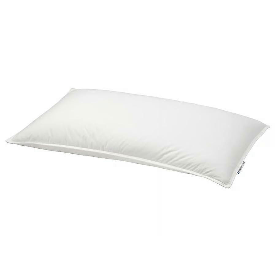 King Size Pillow for Stomach Sleepers with Soft LowProfile Comfort and Breathable Cotton Cover