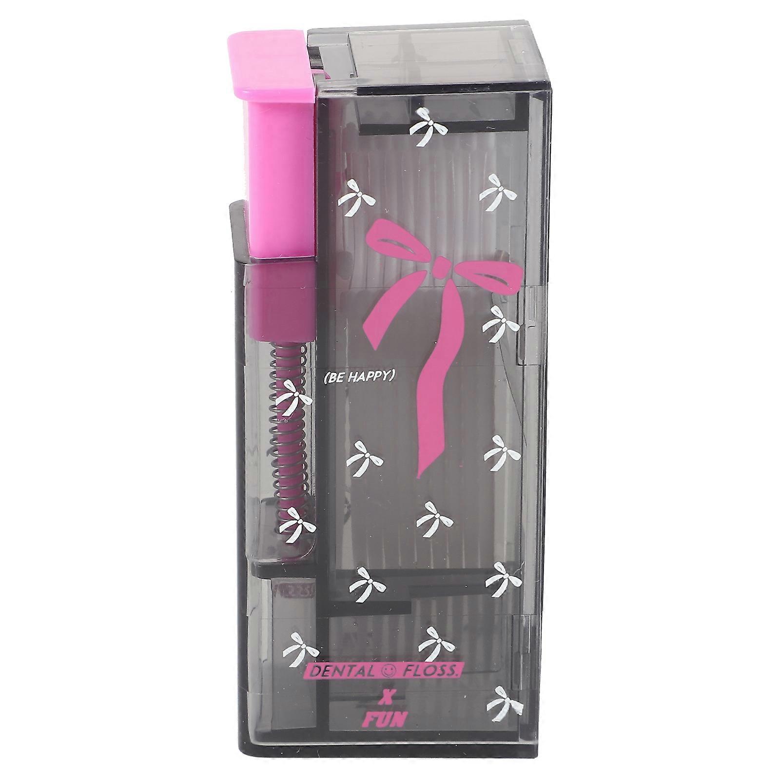 Dental Floss Box Compact for Teeth Cleaning with 1 Box Practical Floss Holder