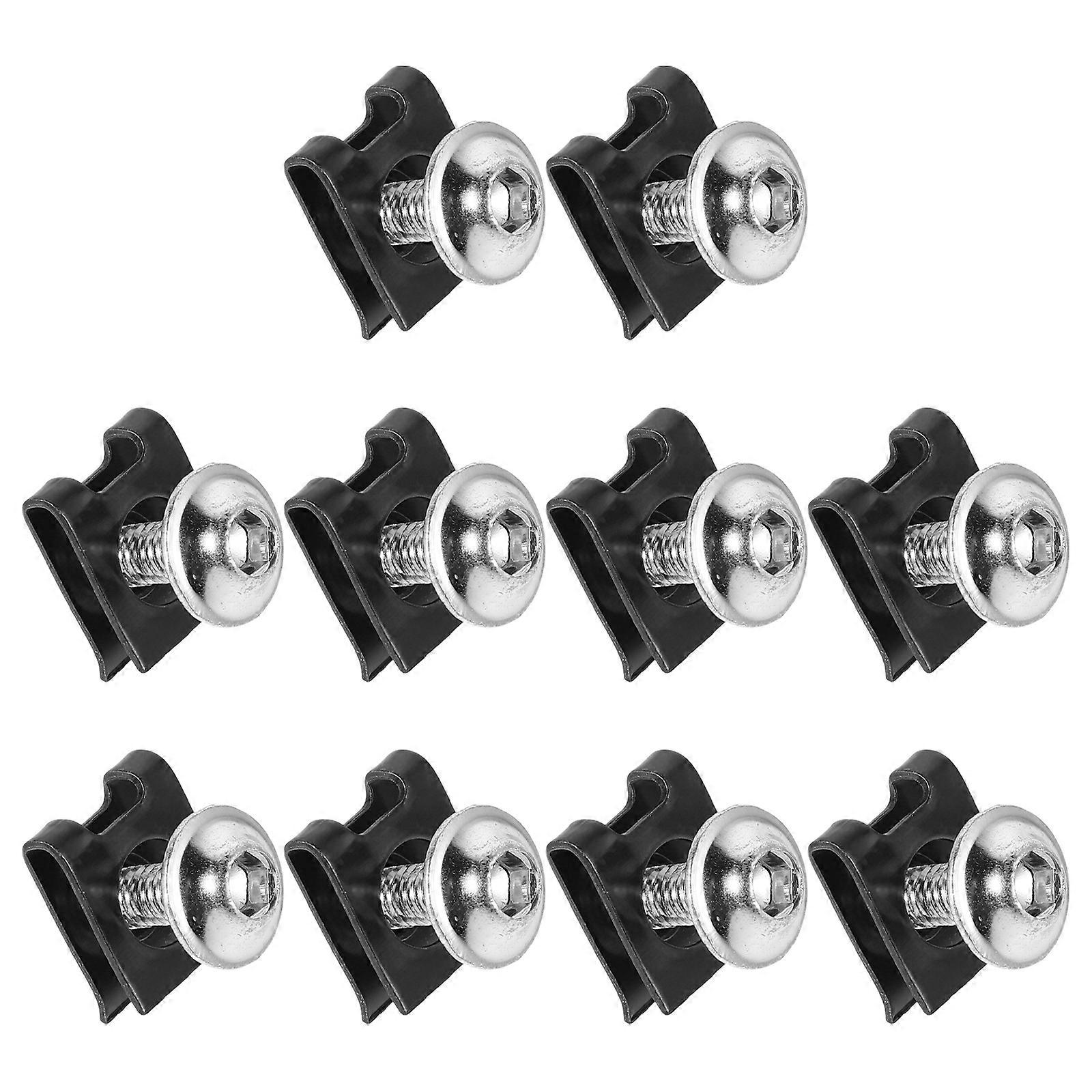 Motorcycle Windshield Bolts for Fairing Mounting 10Pcs Multi Color Kit