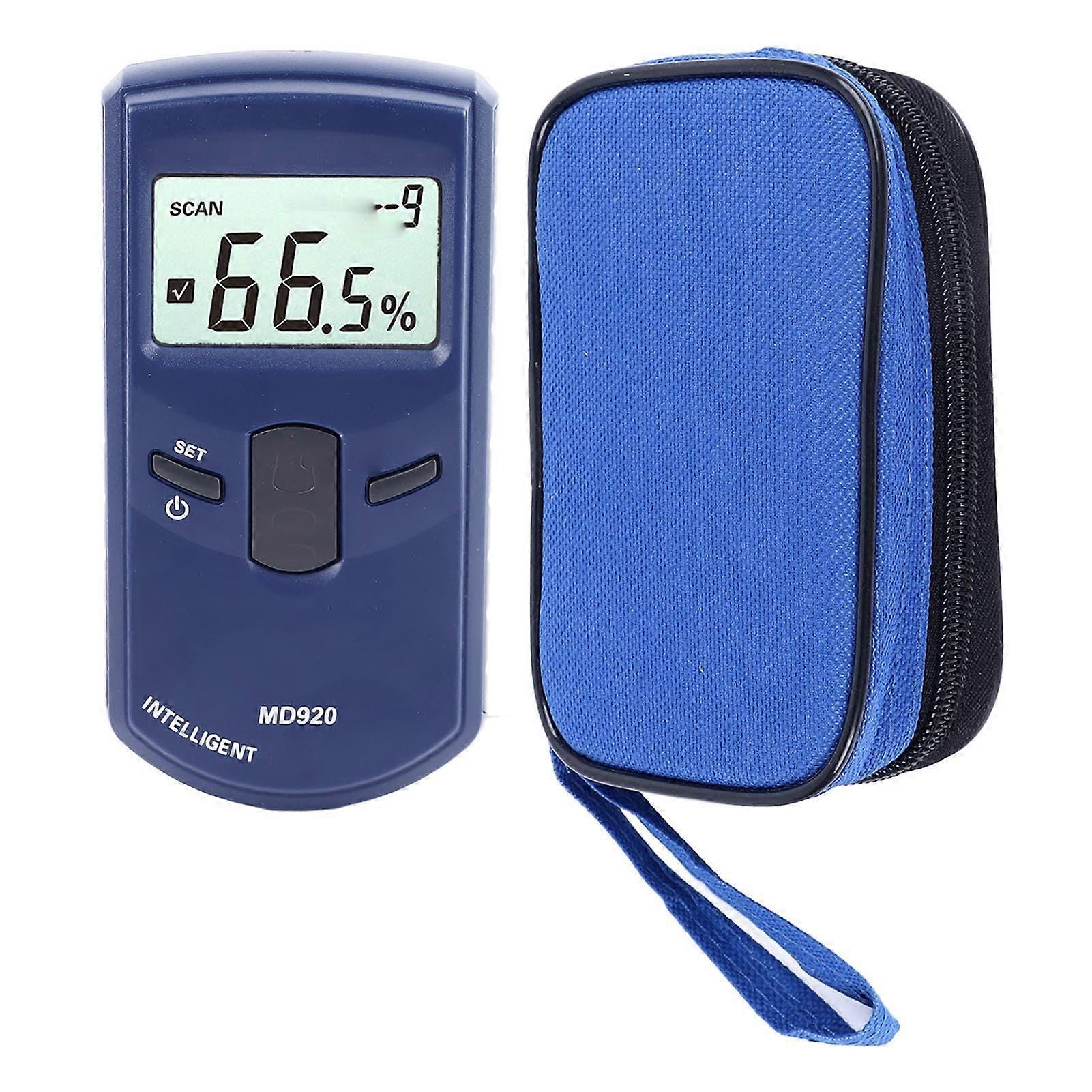 Digital Moisture Meter for Wood and Walls with LCD Display and Adjustable Density Settings