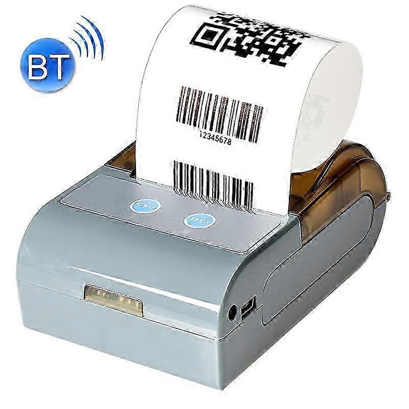 2025 QS-5803 Portable 58mm Bluetooth POS Receipt Thermal Printer(Grey)