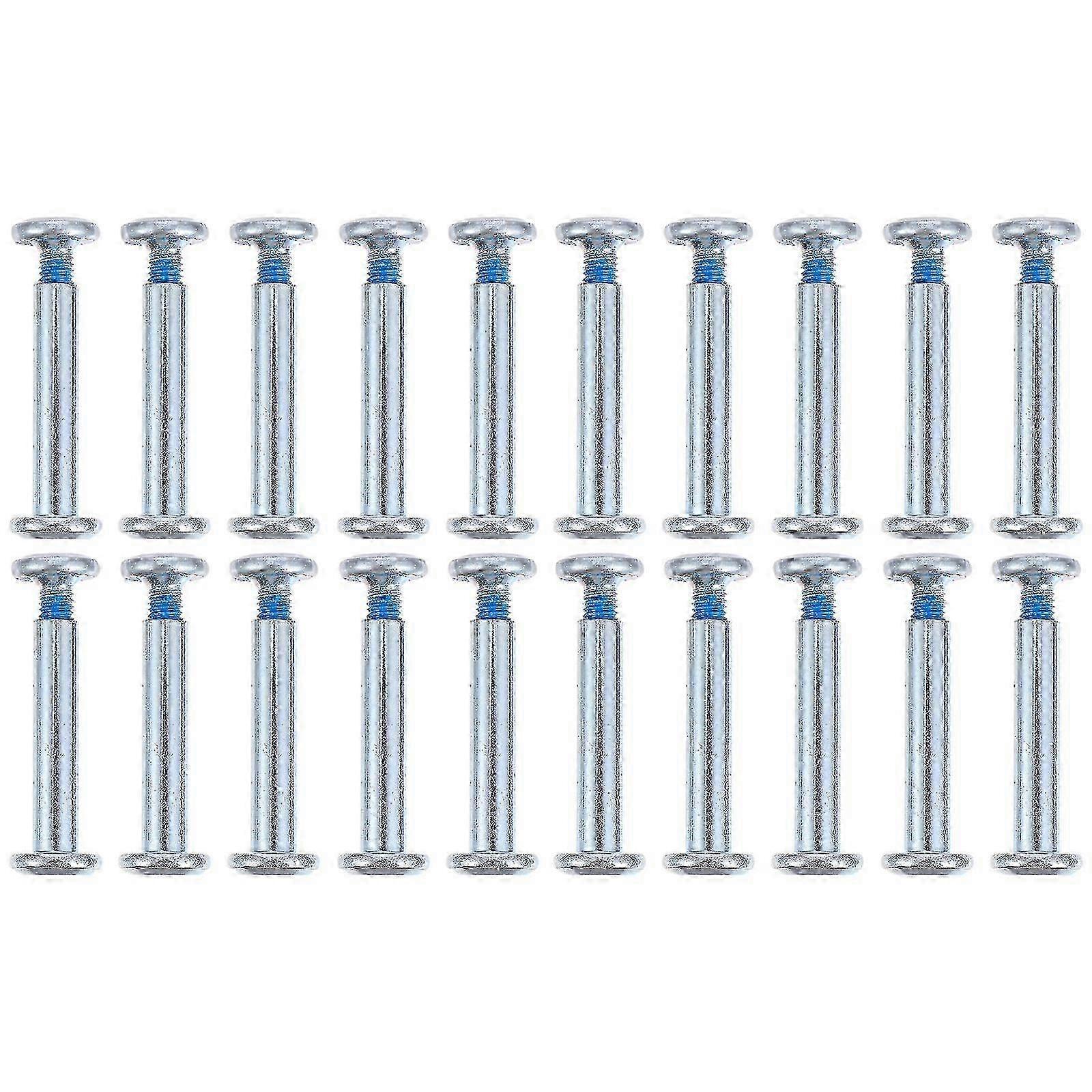 20pcs Inline Skate Screws Skating Wheel Screws Hexagonal Socket Screws 25-26