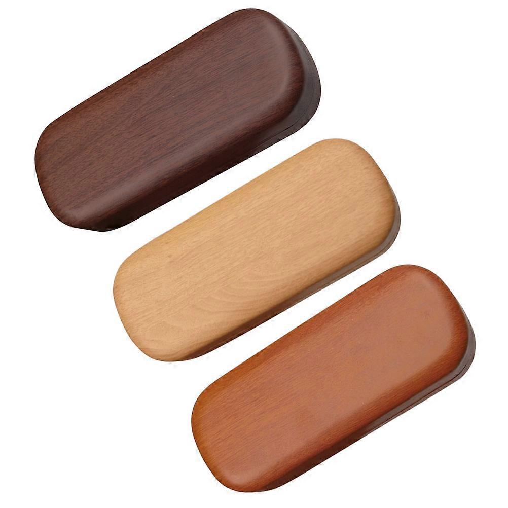 Glasses Cases Hard Shell for Storage Use 3Pcs Assorted Color Material
