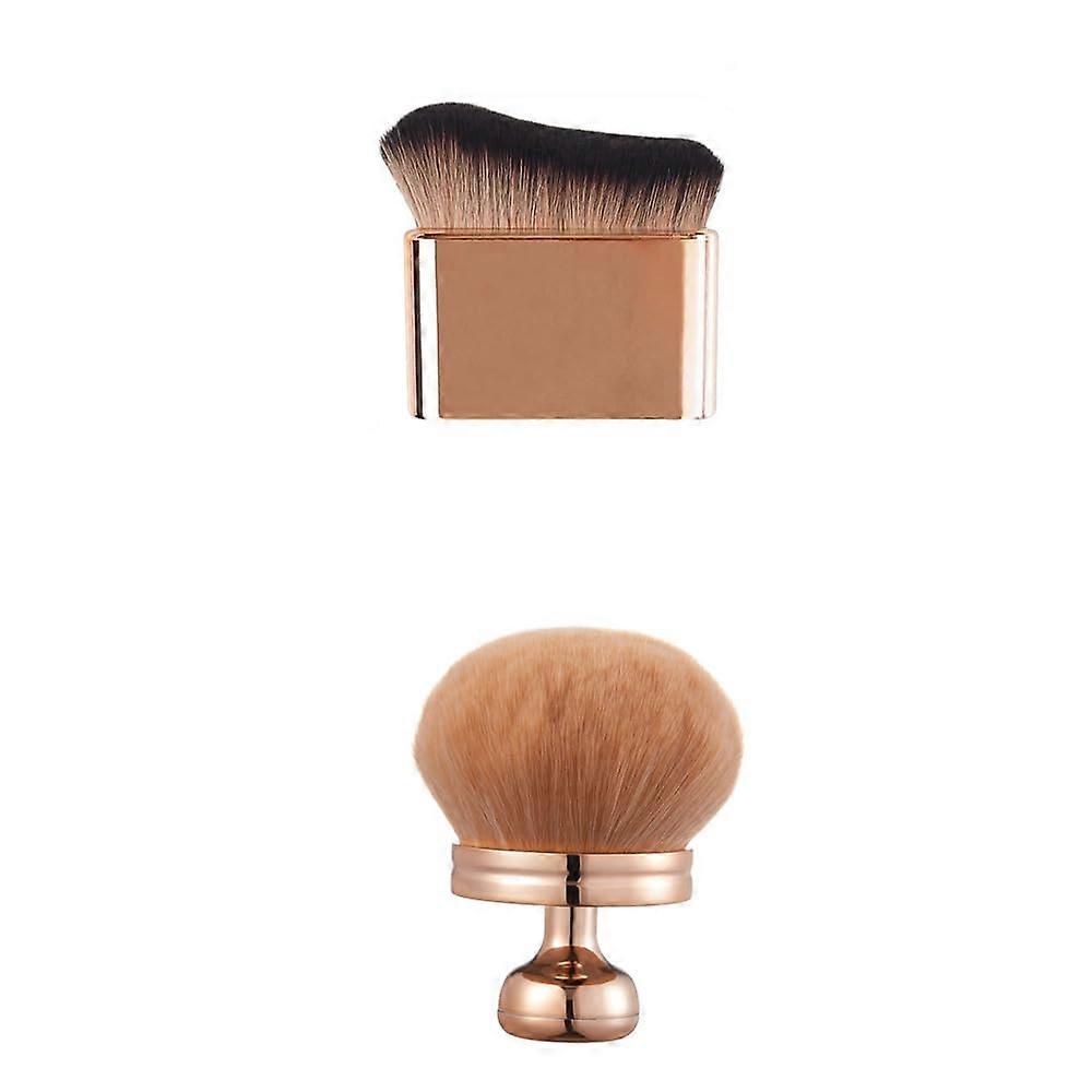 Rose Gold Large Self Tanning Applicator Brush for Body with Even Coverage and Precision Blending