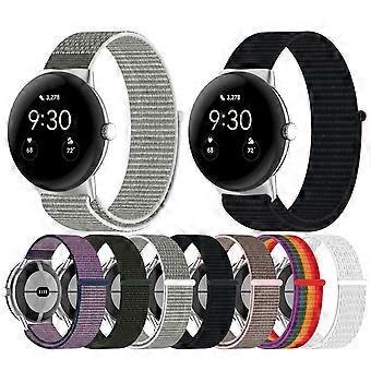Nylon Braided Watch Band For Google Pixel Watch 4 / 3 / 2 / 1 41mm