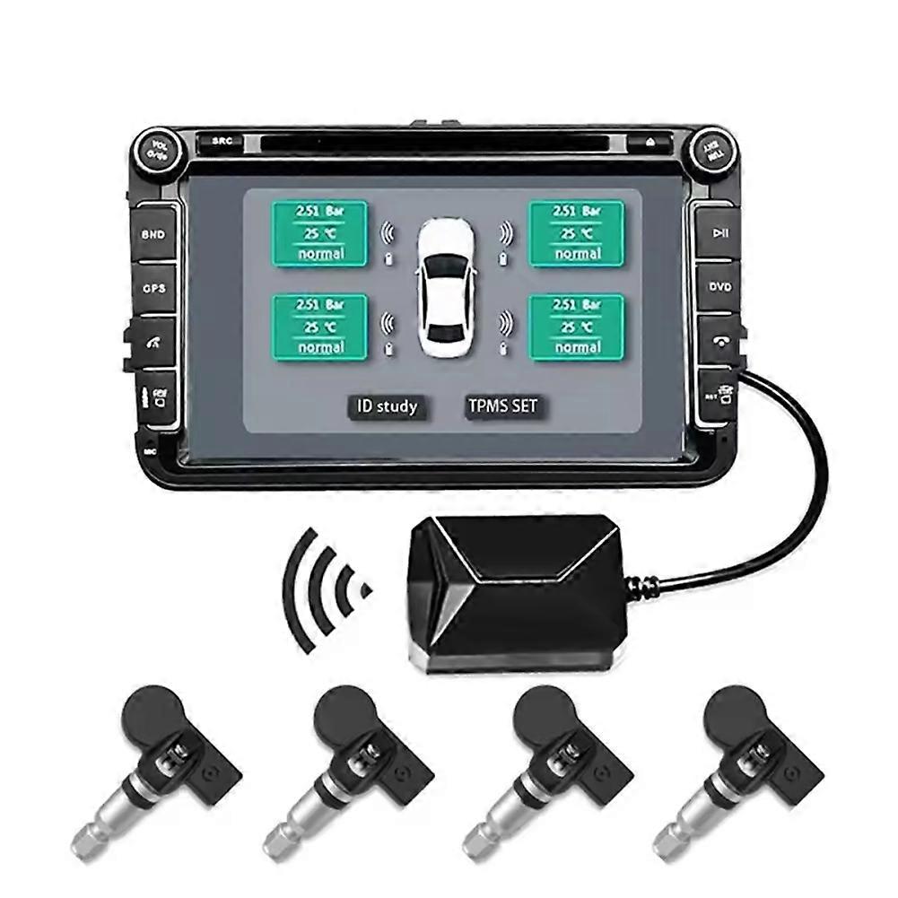 Display Warning System Internal External 4 Sensors For Car Navigation