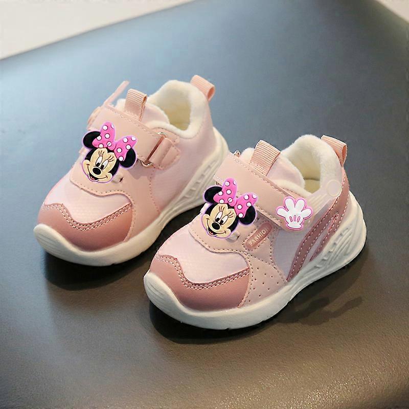 Disney Spring/Fall New Kids Sneakers Mickey Mouse Minnie Soft Sole Baby Toddler Shoes Winter summer Casual Shoes for Boys Girls