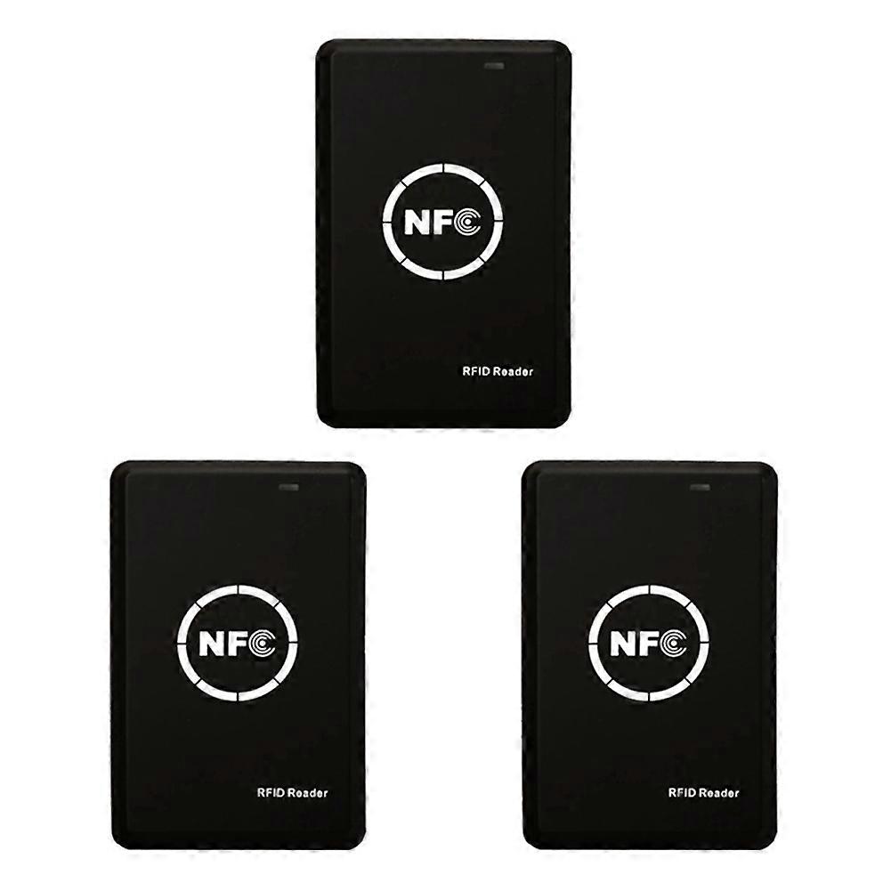 3PCS NFC Smart Card Reader IC RFID Card Reader RFID Copier Duplicator 13.56MHz & 125KHz Encrypted Programmer