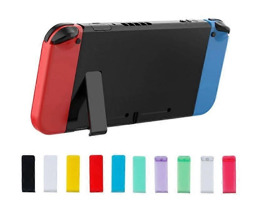 Kickstand Replacement Back Bracket Stand Holder with Precise Fit Support (Clear) for Nintendo Switch