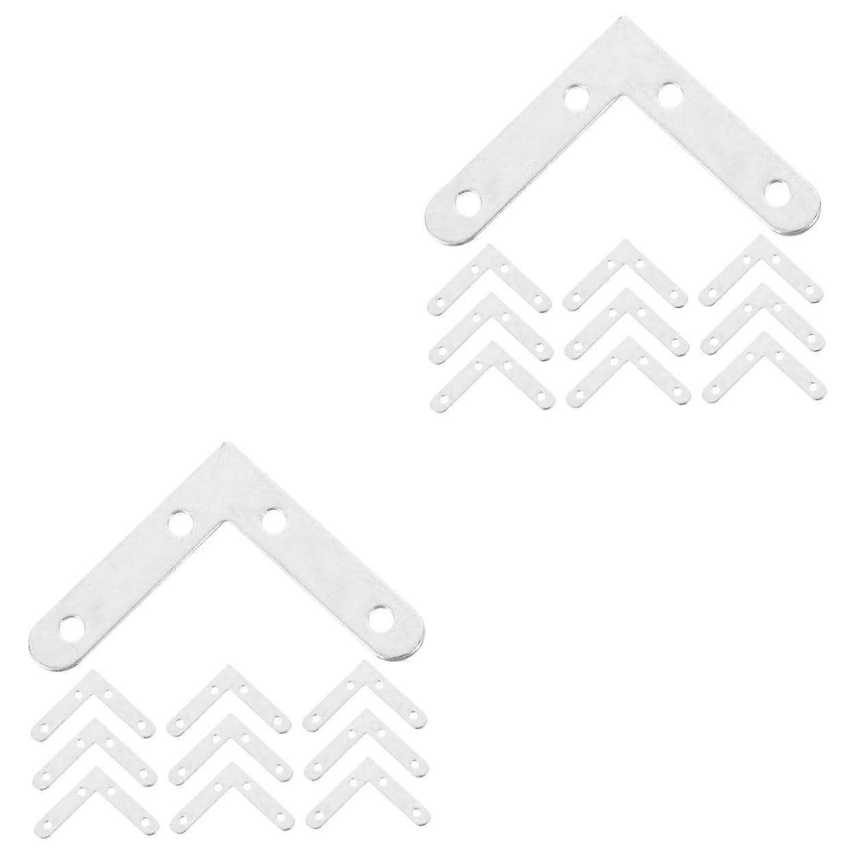 20pcs 90 Degree Screen Frame Corner Brackets for Secure Window Screen Connection Clips