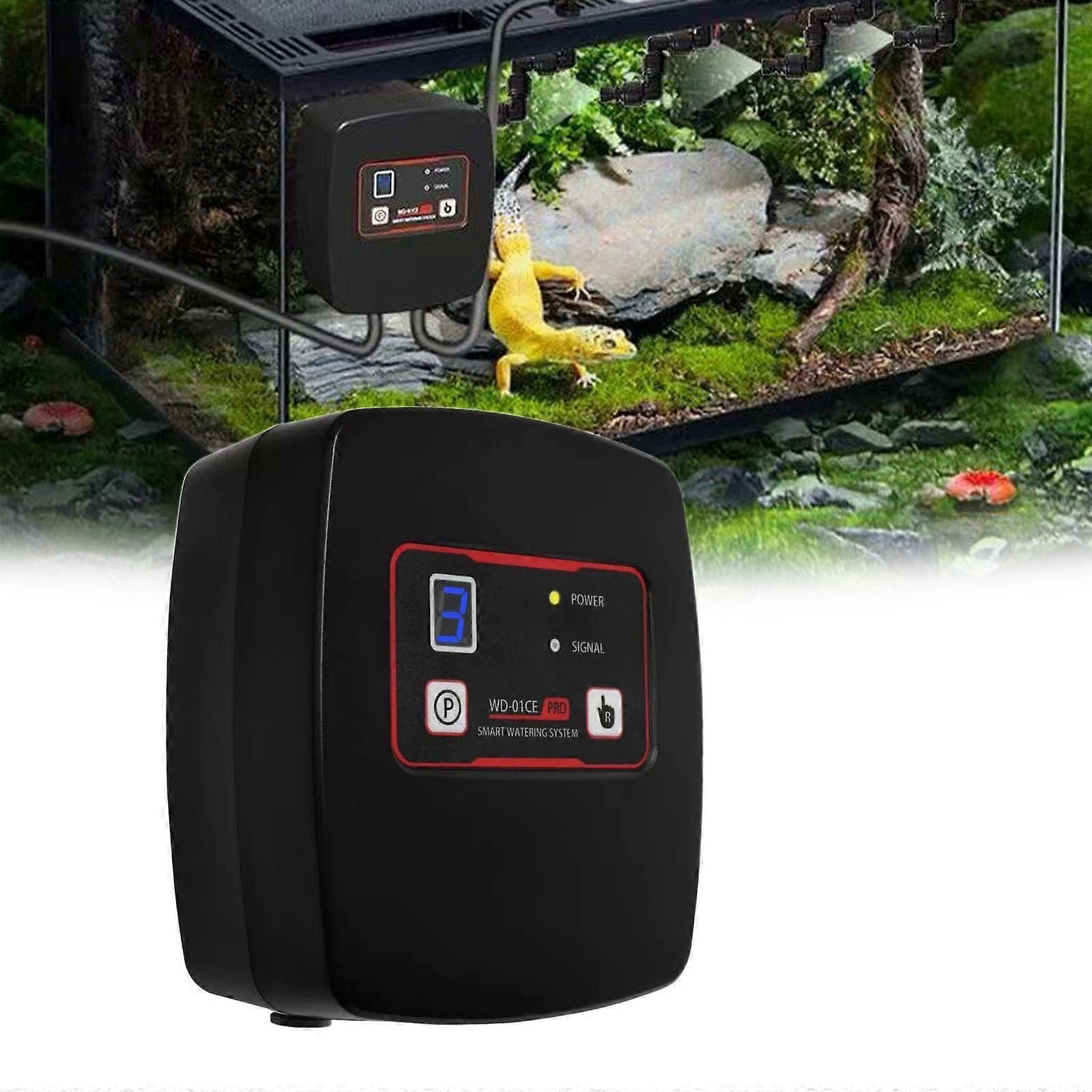 Automatic Reptile Misting System with Smart App Control, Dual Mode Timer, Adjustable Nozzle for Terrariums and Rainforest Plants