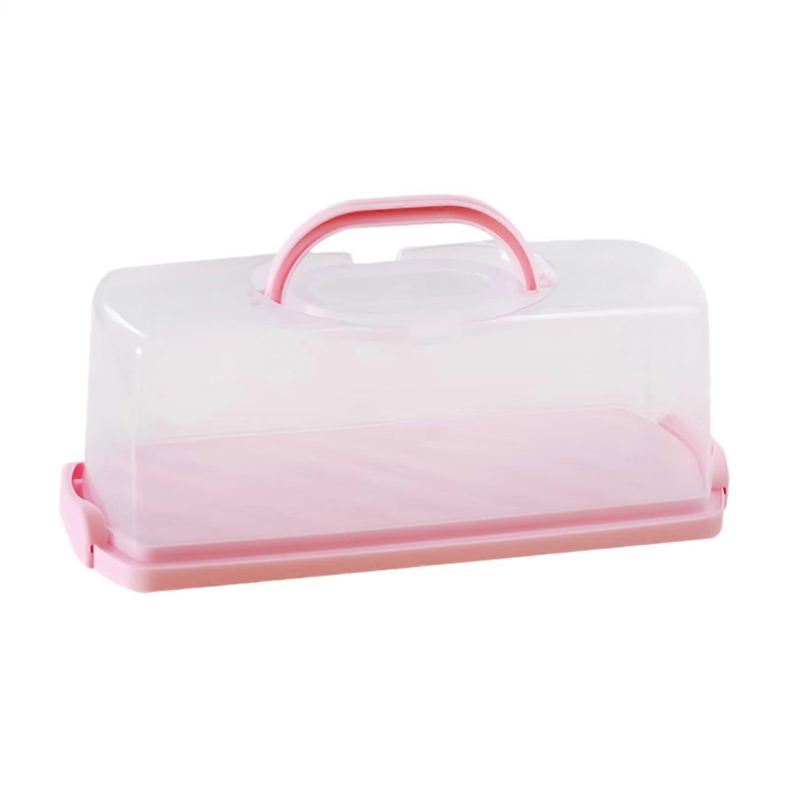 Cake Storage Container with Airtight Seal and Handle for Pastries Bread and Biscuits
