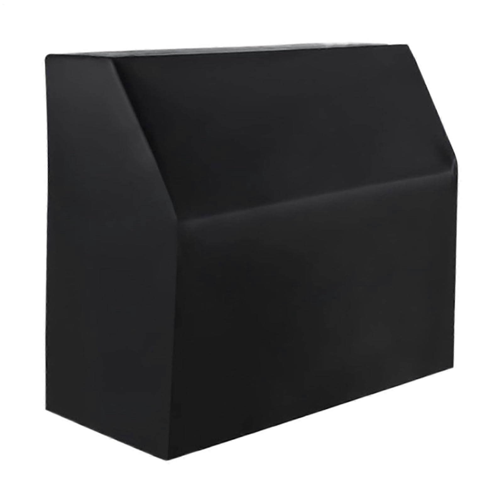 Waterproof Upright Piano Cover Black Dustproof Moisture Protection Full Coverage Sunlight Resistant