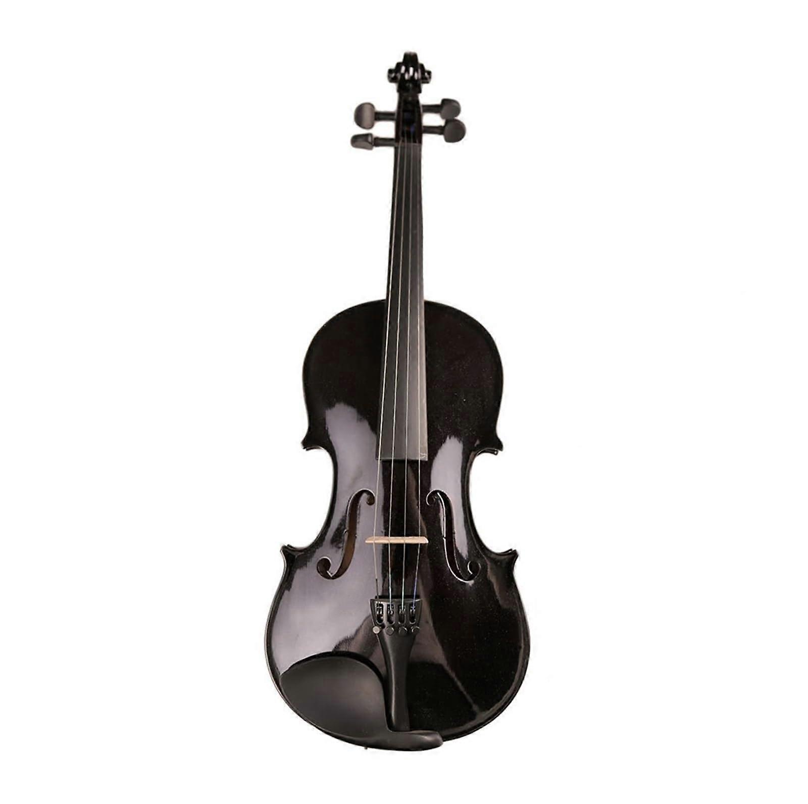 3/4 Violin Starter Kit for Beginners, Solid Wood Body, Warm Tone, Student Set with Bow and Case