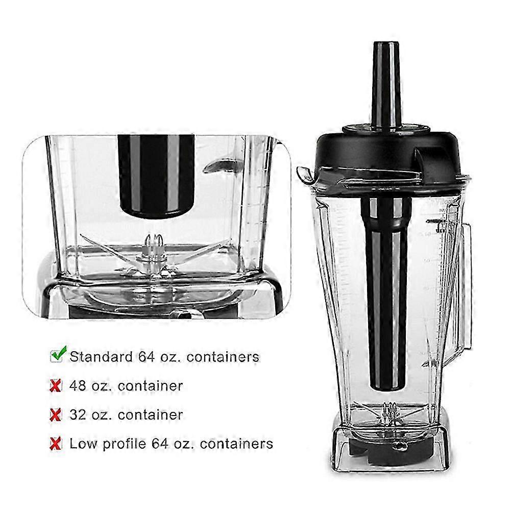 Tamper Tool Stir Stick Replacement for Vitamix Classic Standard 64 Oz Container