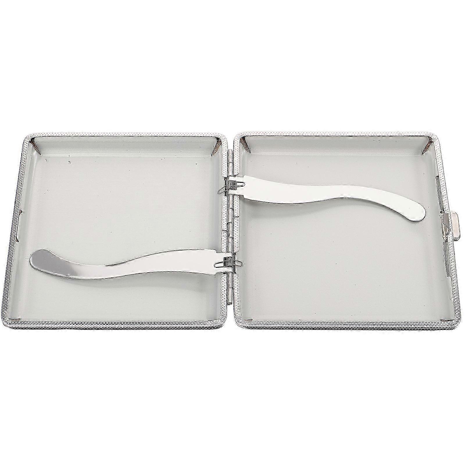 Brown Portable Case Flip Type Storage Box compatible Daily Use