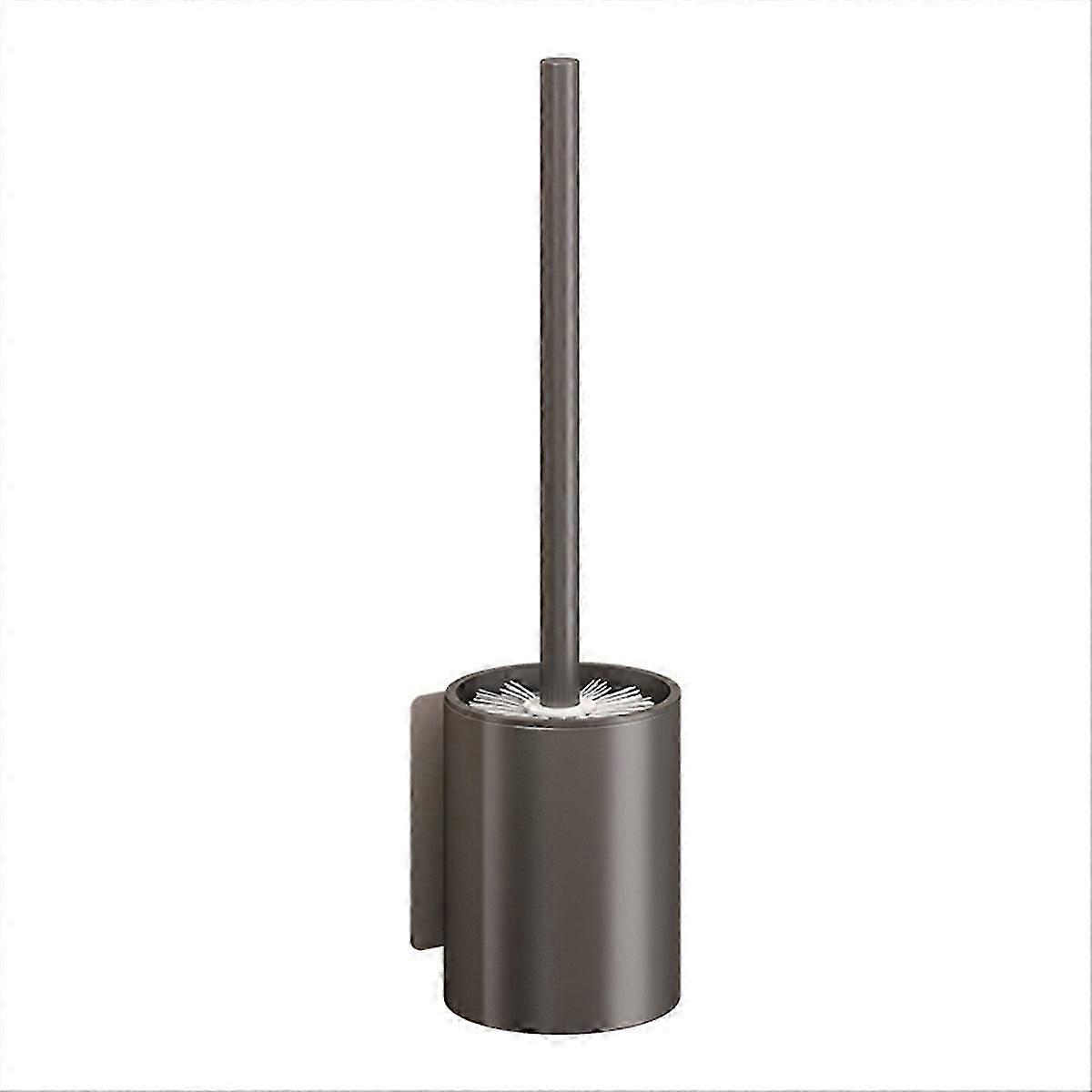 Bathroom Toilet Brush Holder Cleaning Tools Wall Mounted No Drill
