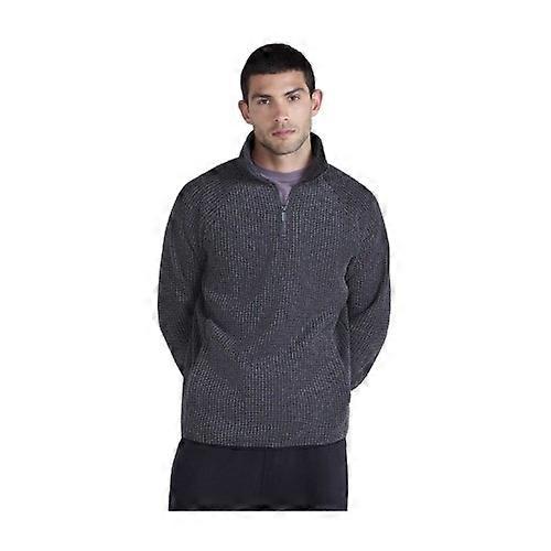 Mountain Warehouse Mens Textured Half Zip Raglan Jumper
