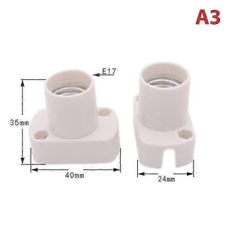 Mini Screw Lamp Base E12 E14 E17 Lamp Holder Light Bulb Socket Holder Adapter