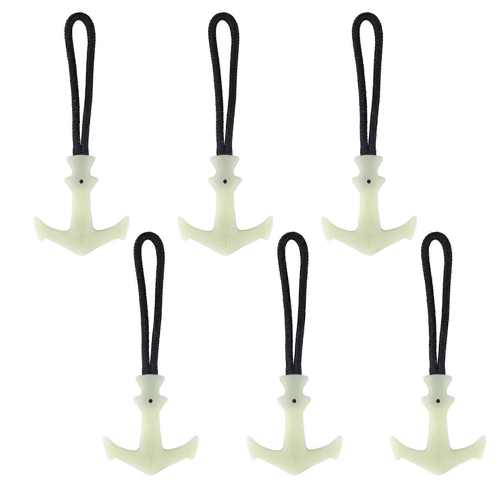 2 PCS Heavy Duty Zipper Pull Replacement with Easy Grip Paracord for Jackets Backpacks Suitcases White