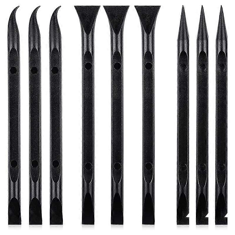 9 Pcs Plastic Scraper Tool Scratch Free Plastic Scraper Cleaning Pen Shaped Scraper Tool Multipurpose Label Scraper