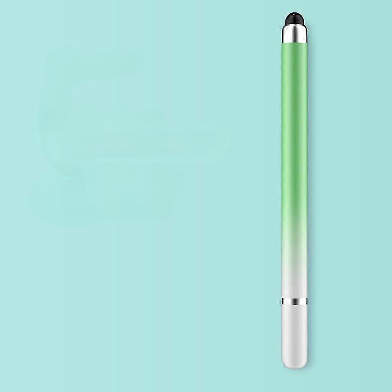 Stylus Pen for Touchscreen with Precise Disc Tip, DoubleHeaded Gradient Green Design with Clip