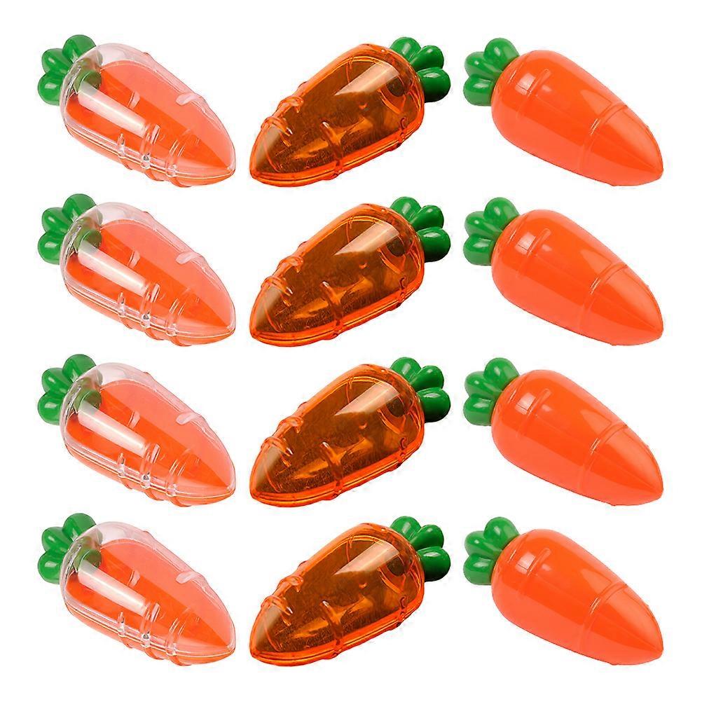 Candy Storage Box Carrot Shape for Easter Party 12Pcs Candy Box