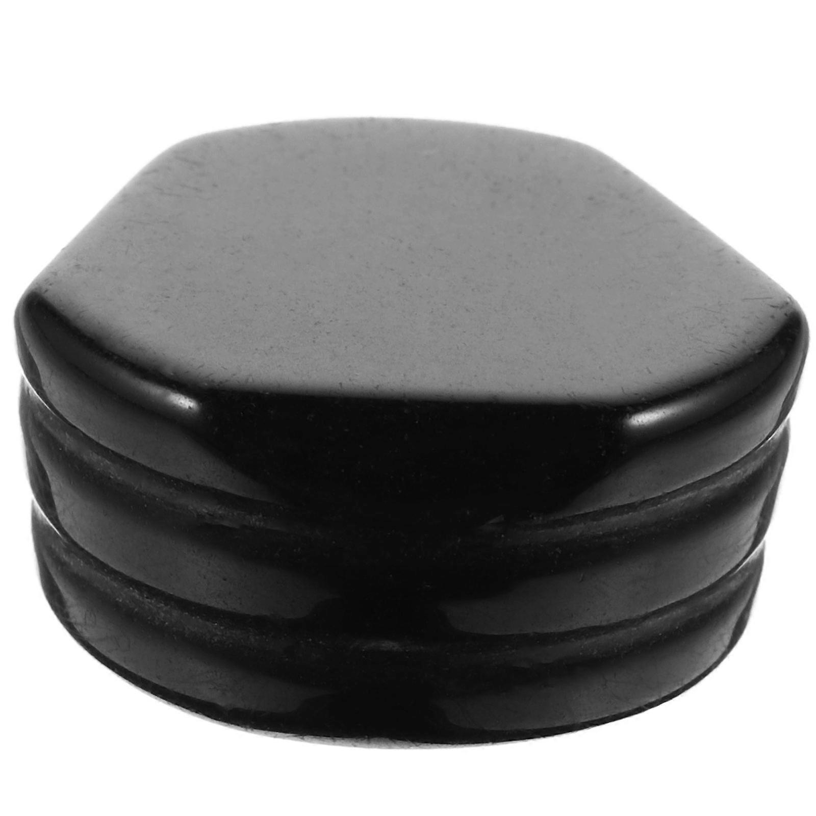 Crystal Sphere Stand Black Obsidian Display Stand for Decor Mini Ball Holder