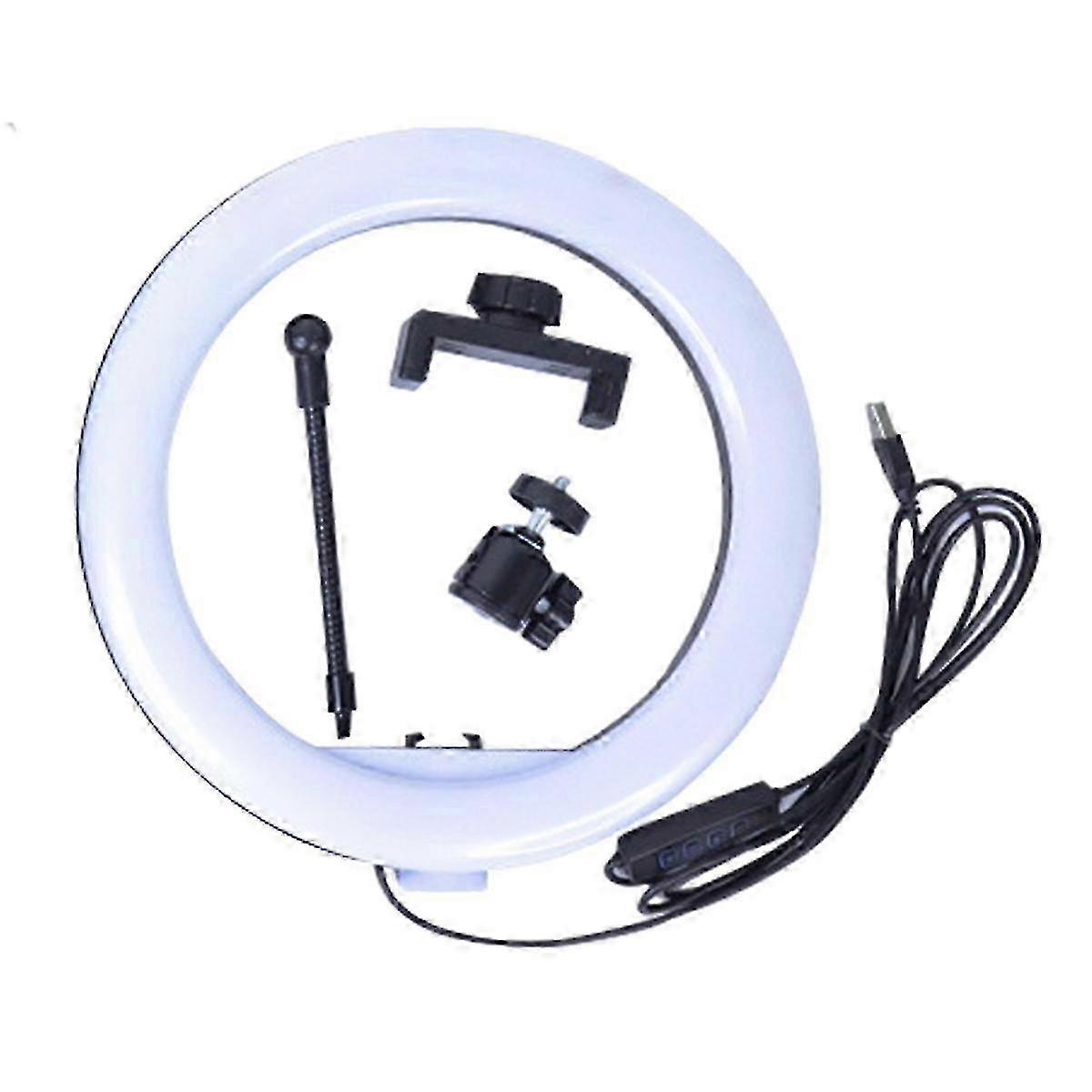 USB Ring Light for Video Conferencing, 10-Inch Adjustable Brightness