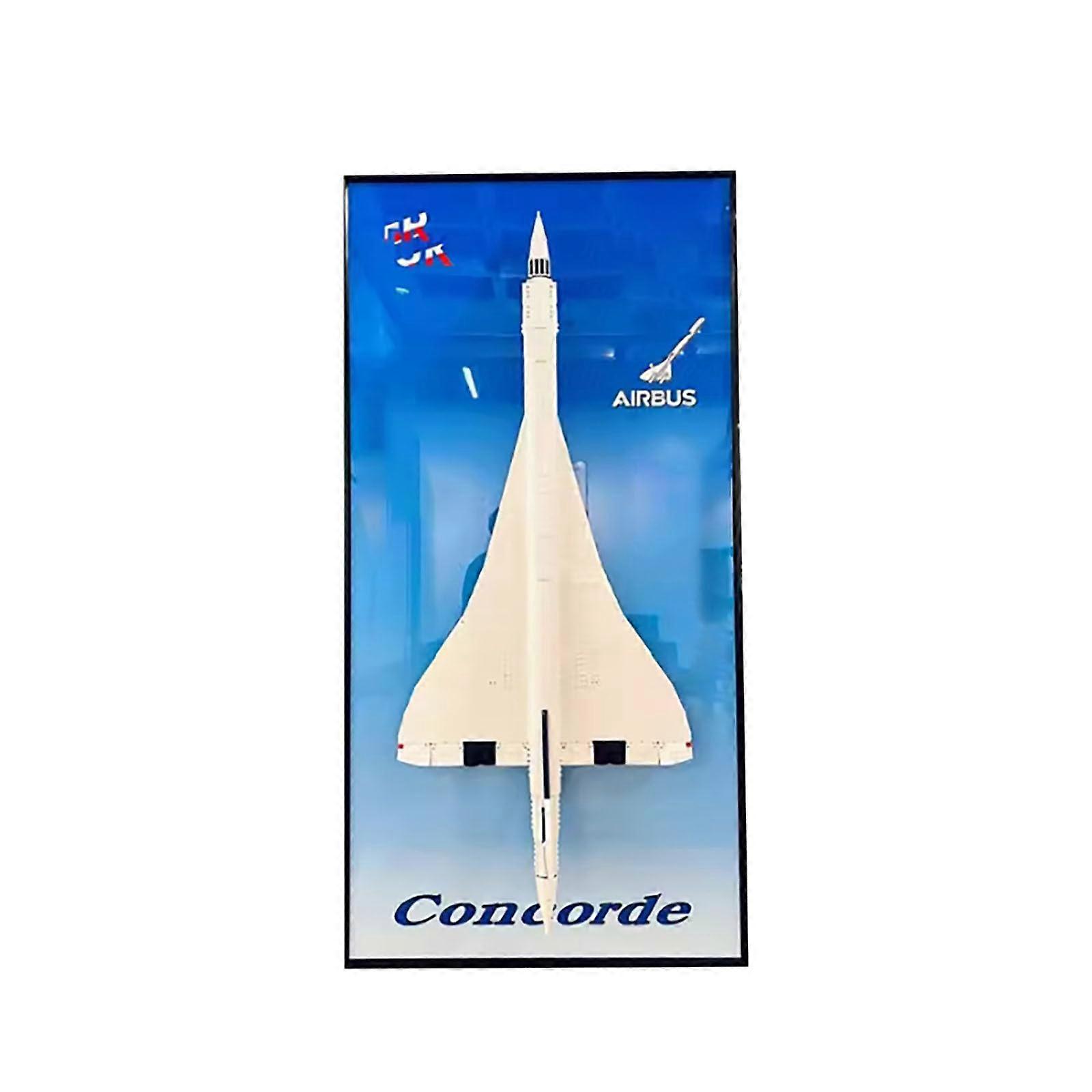 Acrylic Wall Mounted Dustproof Display Board for  Concorde 10318 Model Space Saving Showcase