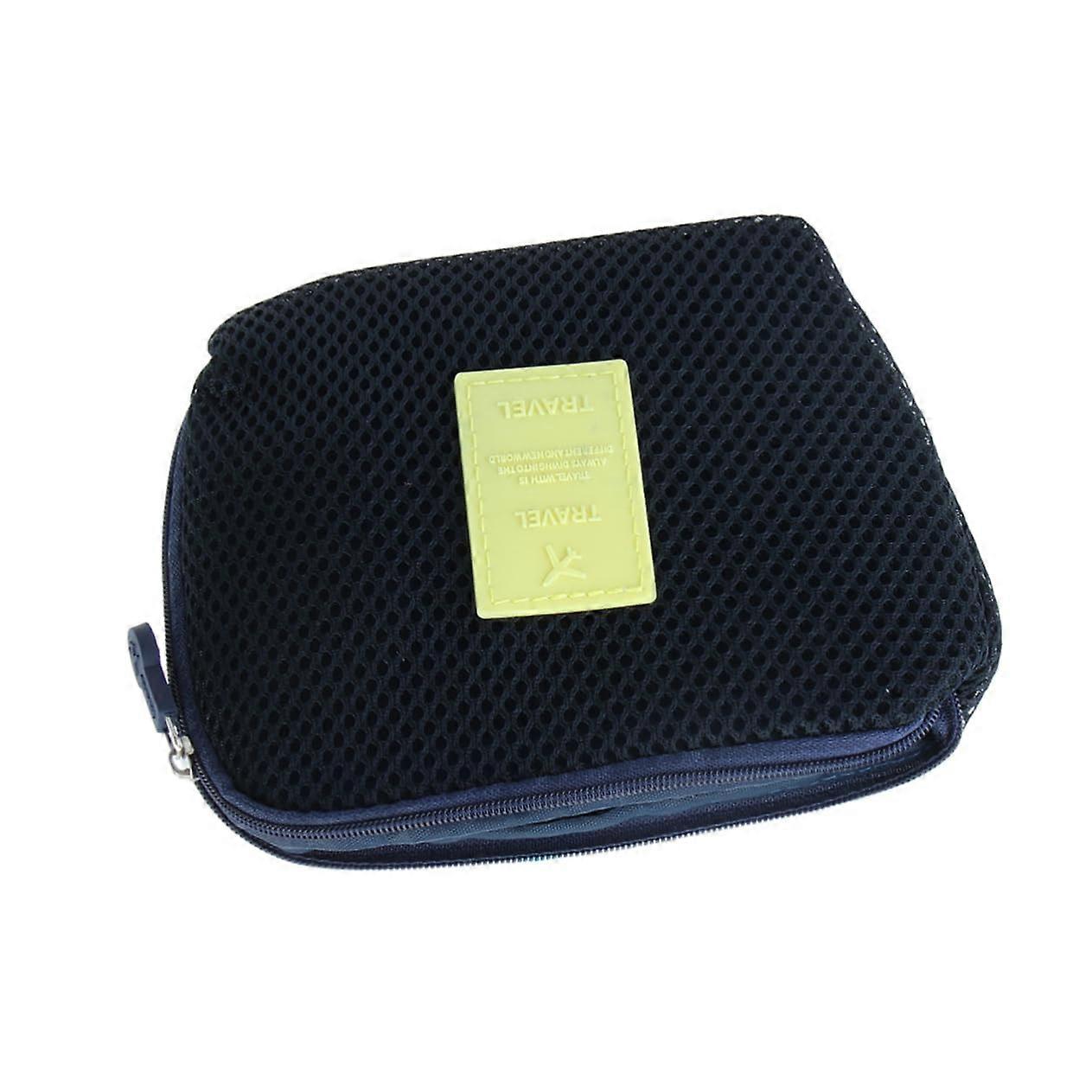 Travel Electronics Organizer with Shockproof Sponge Interior, MultiCompartment Cable Storage Bag