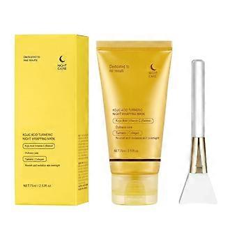 75 ml con pennello - Maschera peel-off al collagene e curcuma Standard D per esaltare la luminosità e uniformare il tono della pelle. Applica una maschera di fango per illuminare e schiarire la pelle.