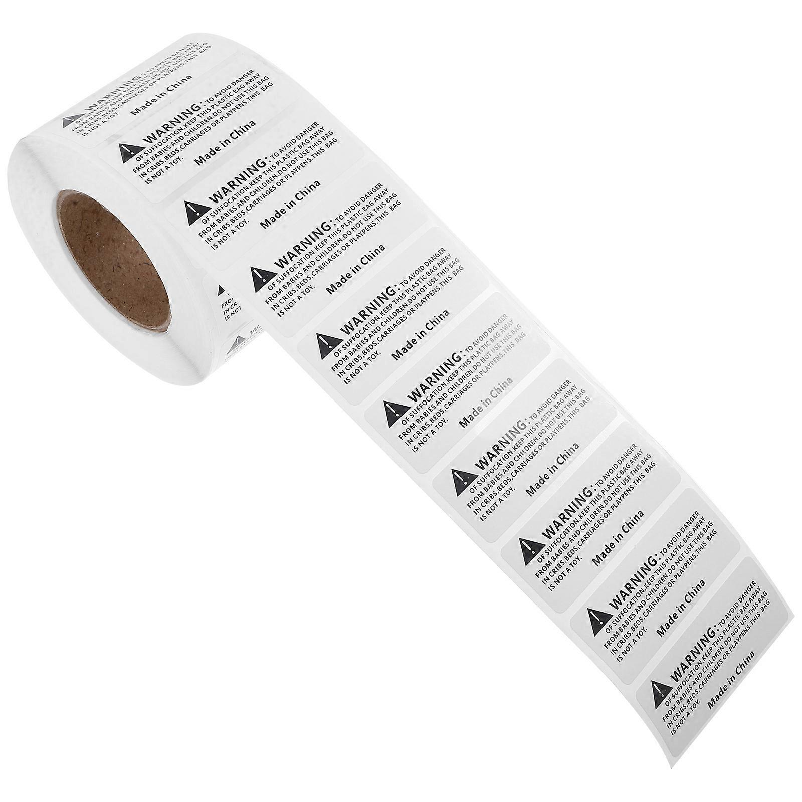 1000pcs Self-adhesive Shipping Labels Packing Box Suffocation Warning Labels Suffocation Labels