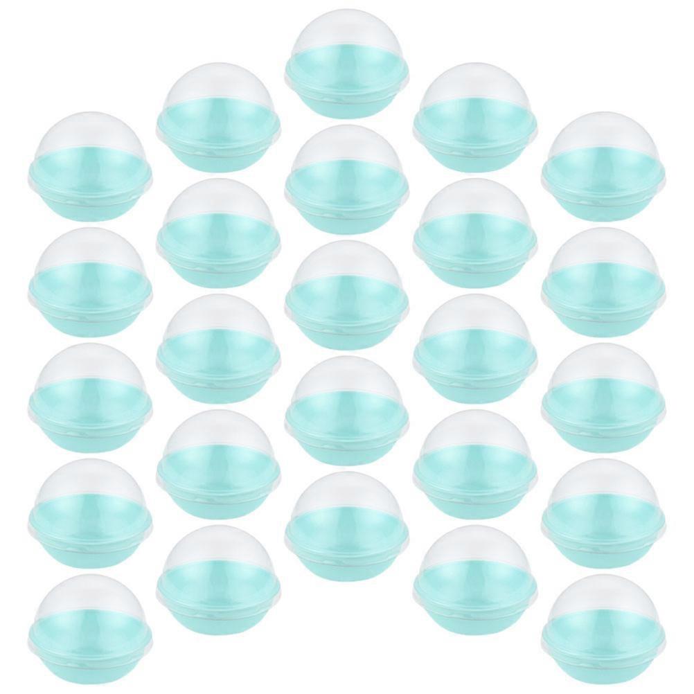 100Pcs Mini Cupcake Containers Cake Packaging Boxes Single Moon Cake Container med Dome Lid