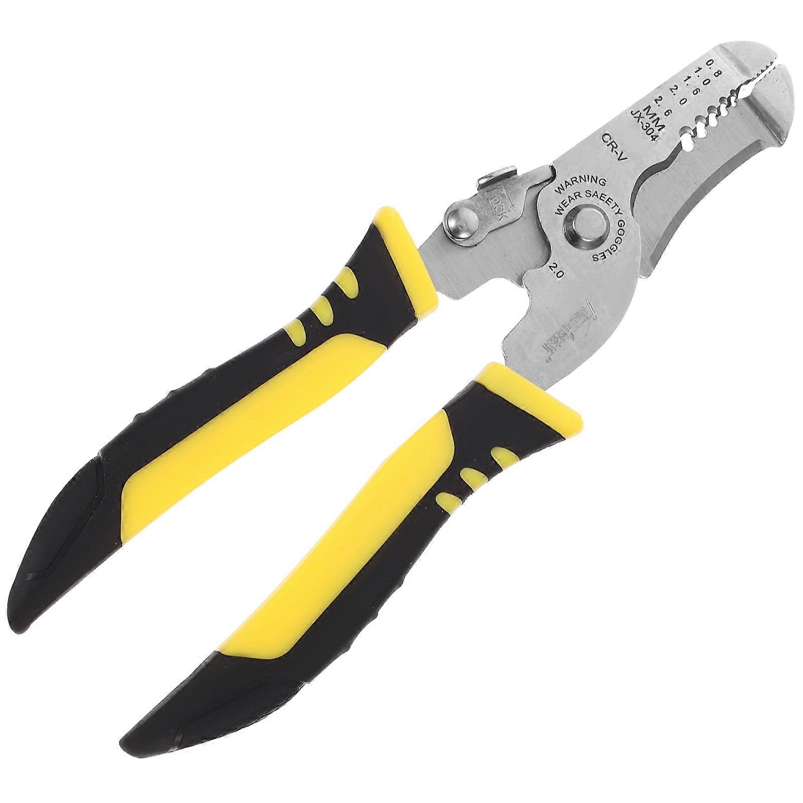 Multi-Function Wire Stripper Electrician Cable Cutter for Home Use 1Pcs