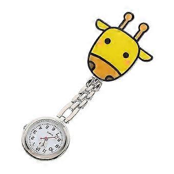 Taschenuhr mit Cartoon-Motiv, Quarzwerk, für Krankenschwestern und medizinisches Fachpersonal, 1 Stück