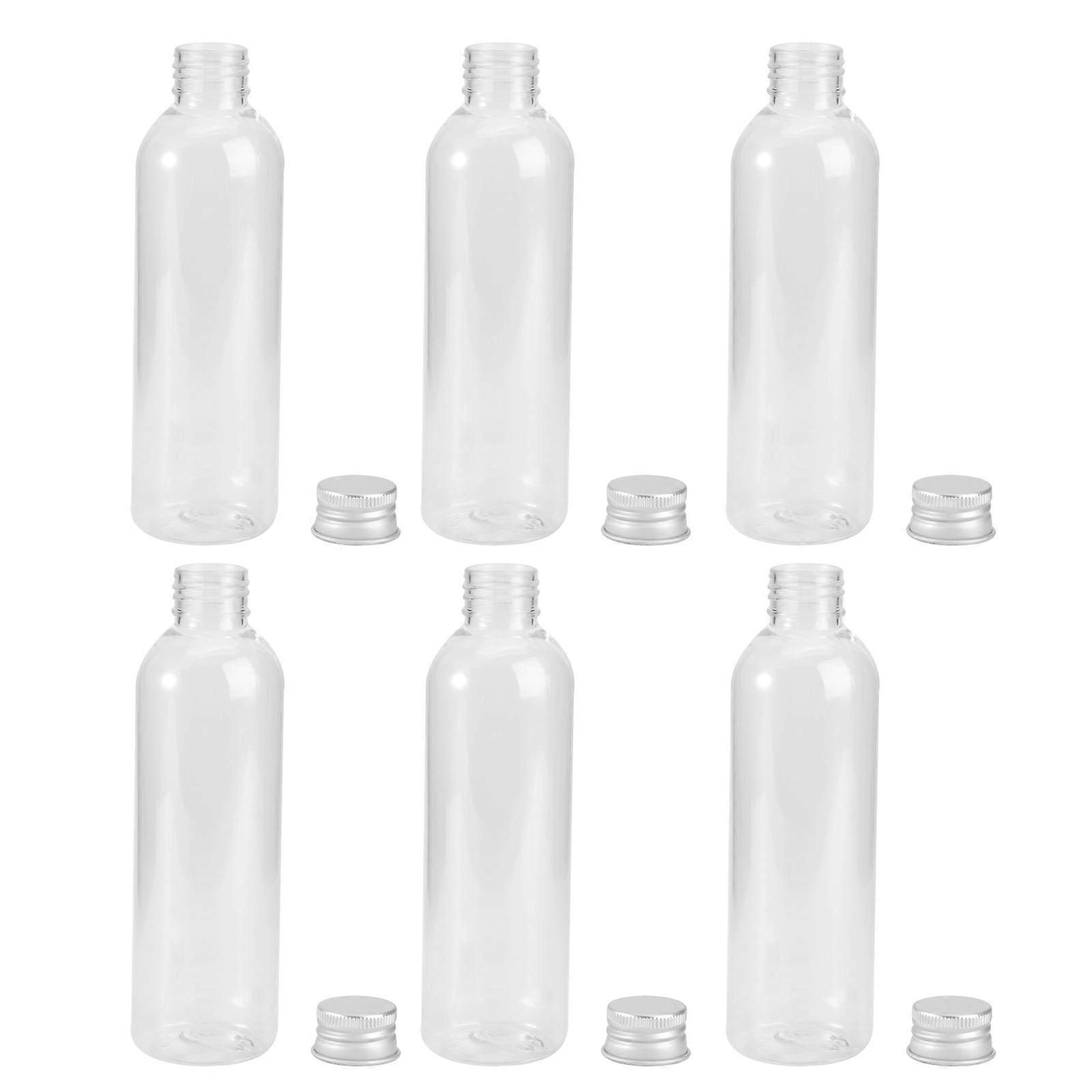 Plastic Bottles Transparent Refillable Containers for Storing Things 6Pcs