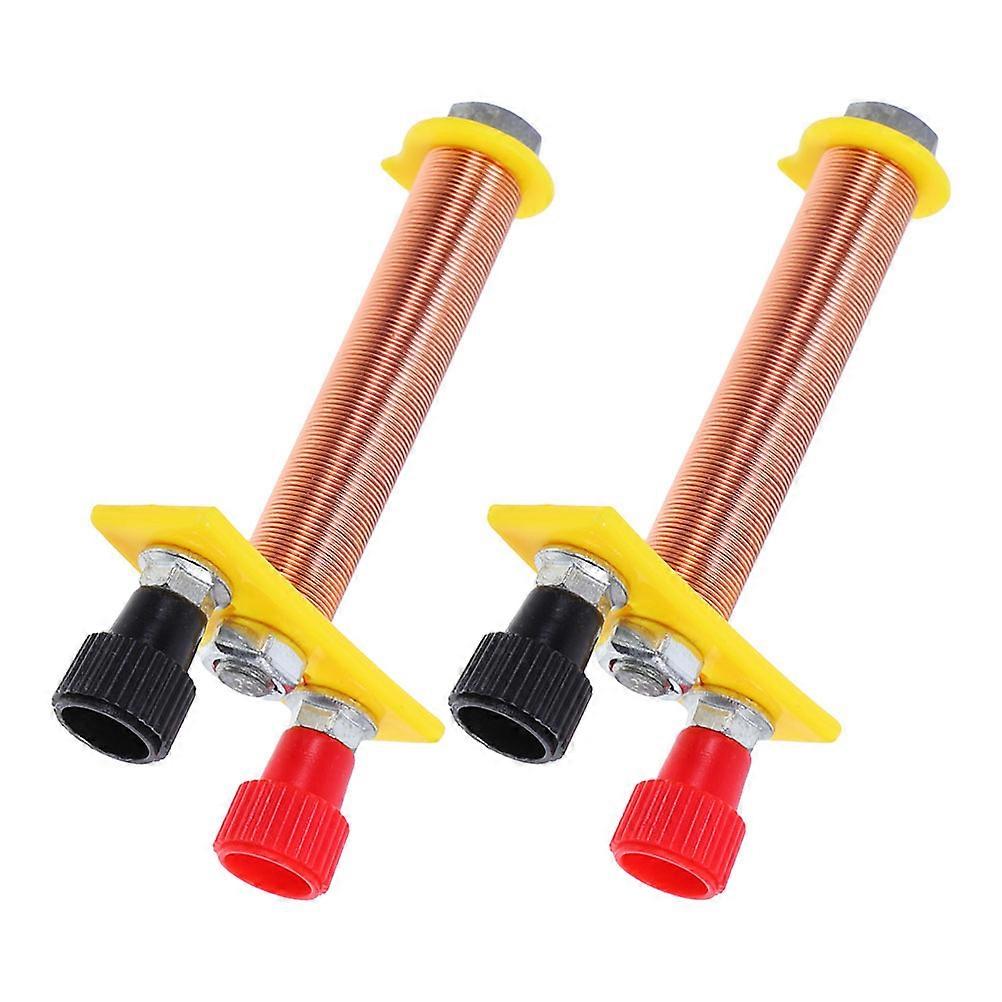 Electromagnet Coil for Physics Experiment Education 2Pcs T Shaped Teaching Tool