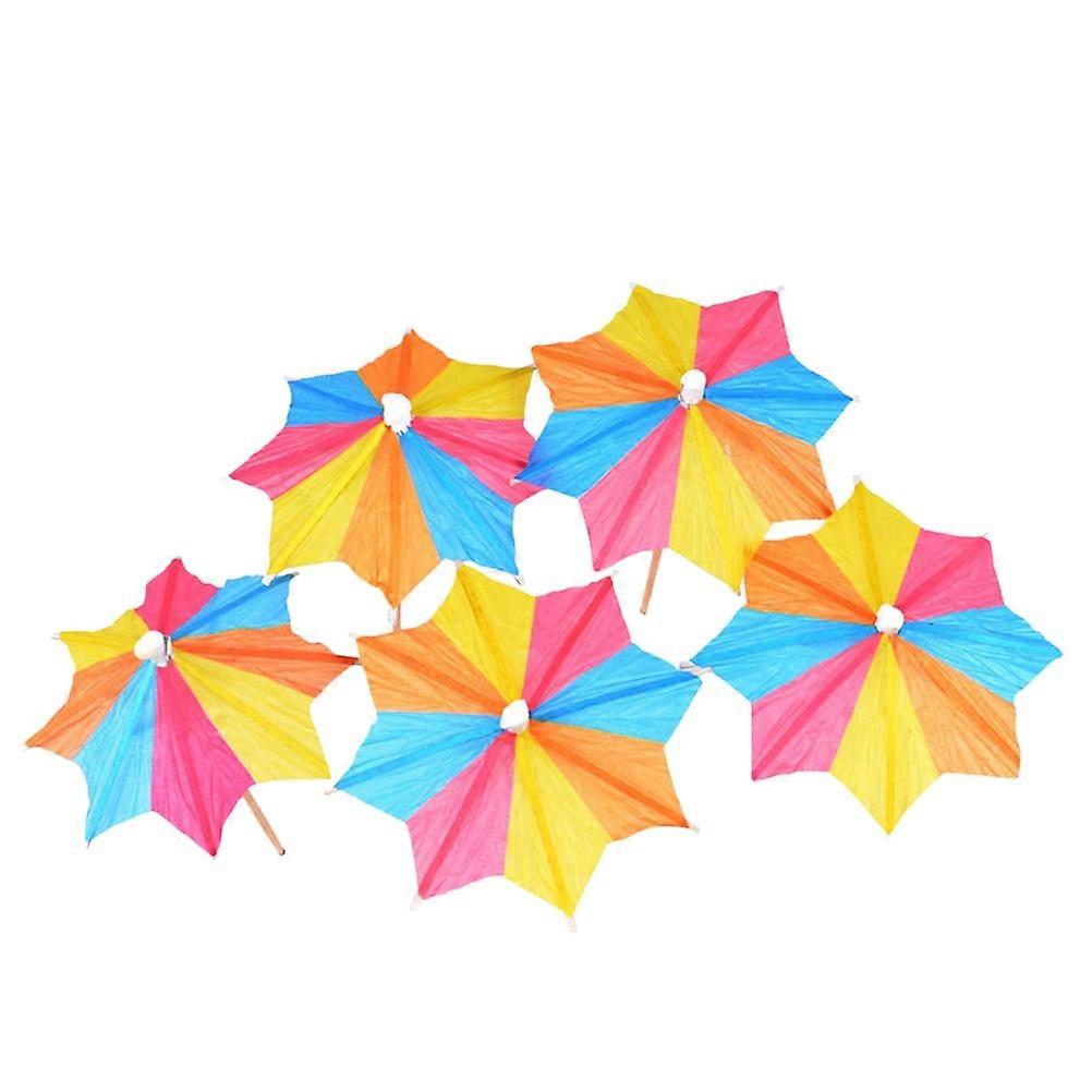 Creative Umbrella Picks for Decor with 144Pcs Assorted Umbrella Picks