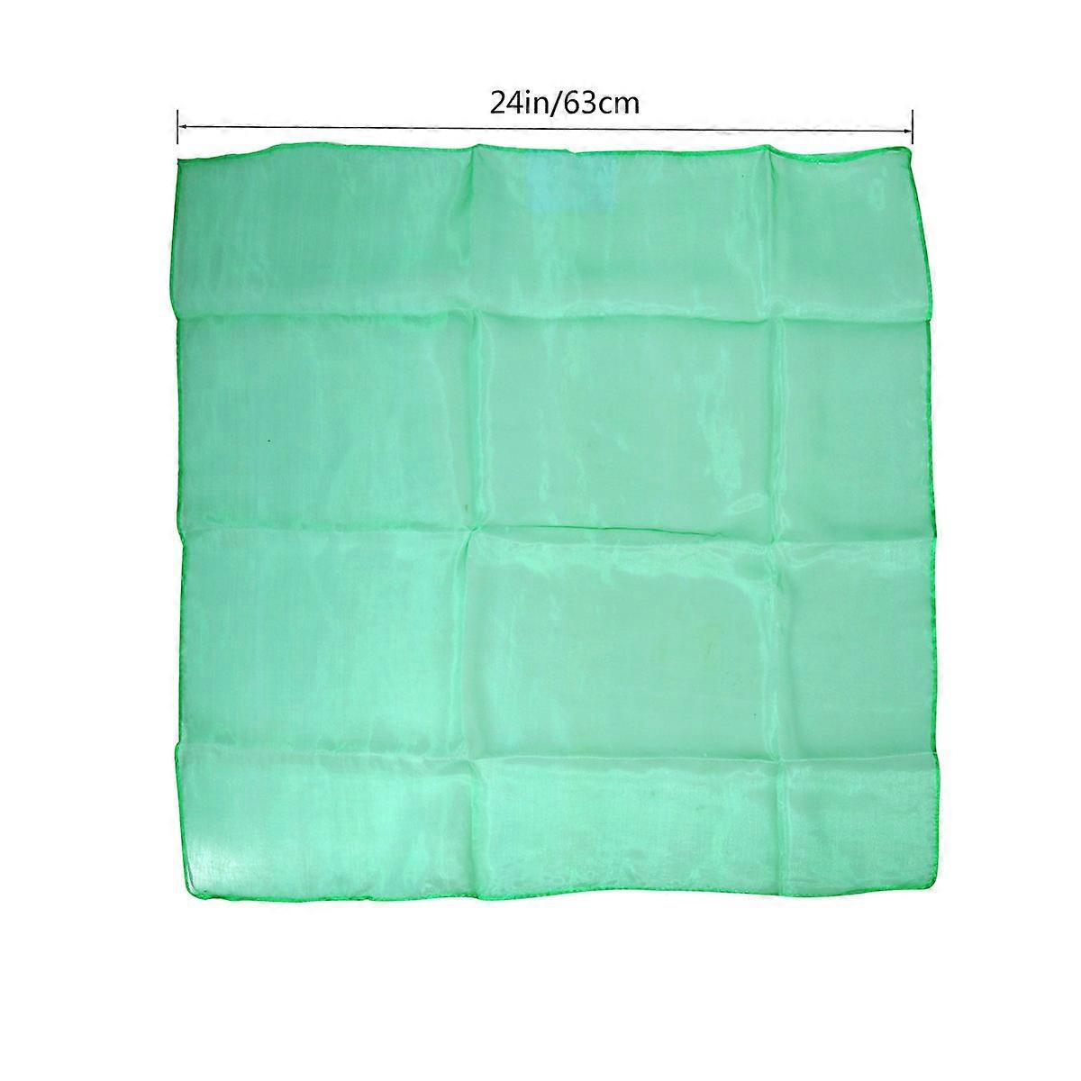 12pcs Hemmed Square Juggling Dance Scarves (Assorted Color)