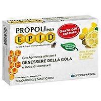 EPID honey-lemon propolis 20 chewable tablets