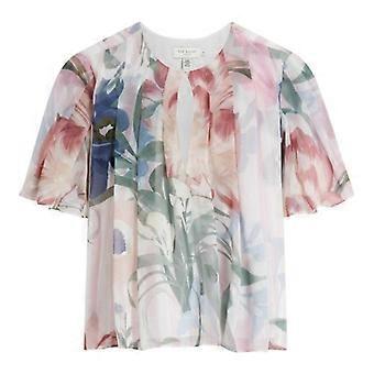 Ted Baker Womens/Ladies Sheer Fabric Angel Sleeve Blouse