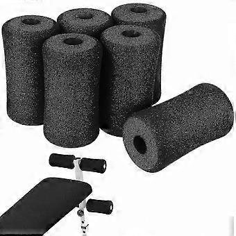 Exercise Support Cushions compatible Gym Equipment, Replacement Pads compatible Sit-Up Boards and Leg Extension Machines, 6 Pieces