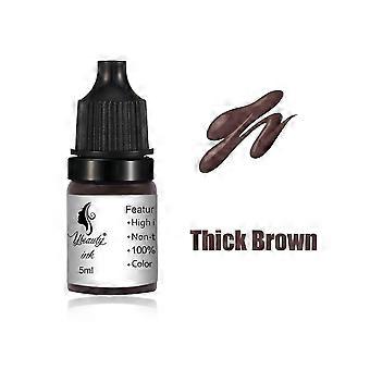 Ögonbryn Färg Material 5ml Nybörjare Övning Tatuering Färg Mjölk Lätt Färg Dimma Ögonbryn, Läpp Eyeliner Färg (FÅ DET)