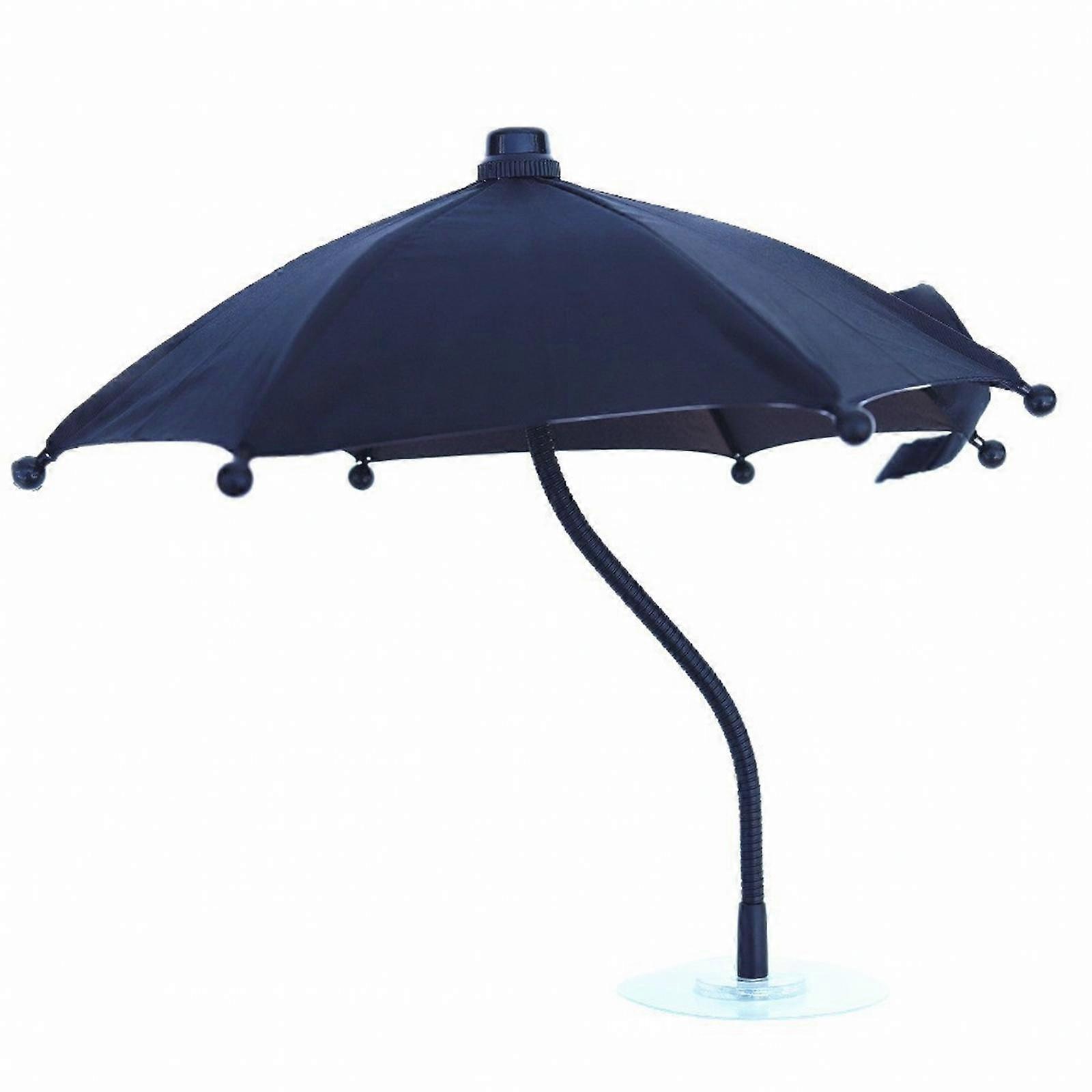 Phone Umbrella with Base Adjustable Mini Umbrella with Flexible Stem Compact